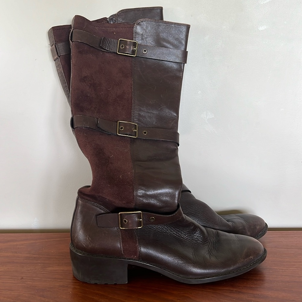 Cole Haan Triple Buckle Tall Boots Women’s Size 10